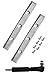 Teak Tuning Gem Edition Board Rails Metal Alloy Set of 2 Fingerboard Rails with 7 Screws Tool Included Designed Made in The USA - Image 3