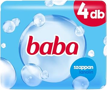 Baba Lanolin Moisturising Soap 4x 90g Bars Pack of 2 - Image 2