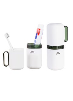 KASTWAVE Travel Toothbrush Cup Case, 2 Pcs Multifunctional Toothbrush, CupToothbrush Holder with with Cover Travel Boothbrush Holder Portable Toothbrush Case and Carrier for Bathroom School Business Trip  - Image 3