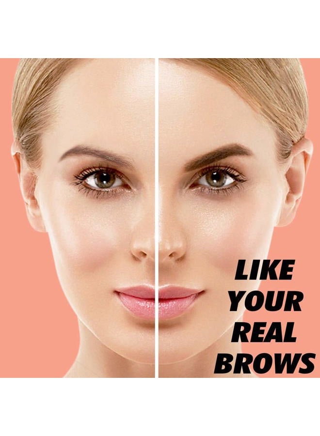 iMethod Eyebrow Tattoo Pen - Microblading Eyebrow Pencil with a Micro-Fork Tip Applicator Creates Natural Looking Brows Effortlessly and Stays on All Day, Light Brown - Image 2