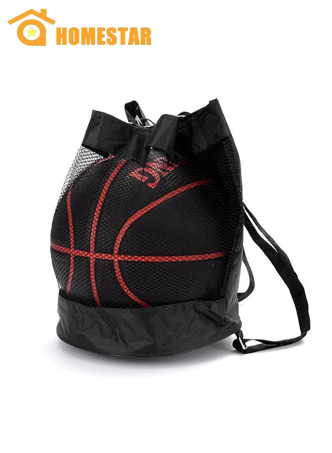 هومستر حقيبة كرة واحدة, شبكة الرياضة حقائب السحب, حقيبة الظهر لكرة السلة, حقيبة صالة الرياضة لحمل كرة السلة, الكرة الطائرة, كرة القدم, كرات الغولف - Image 1