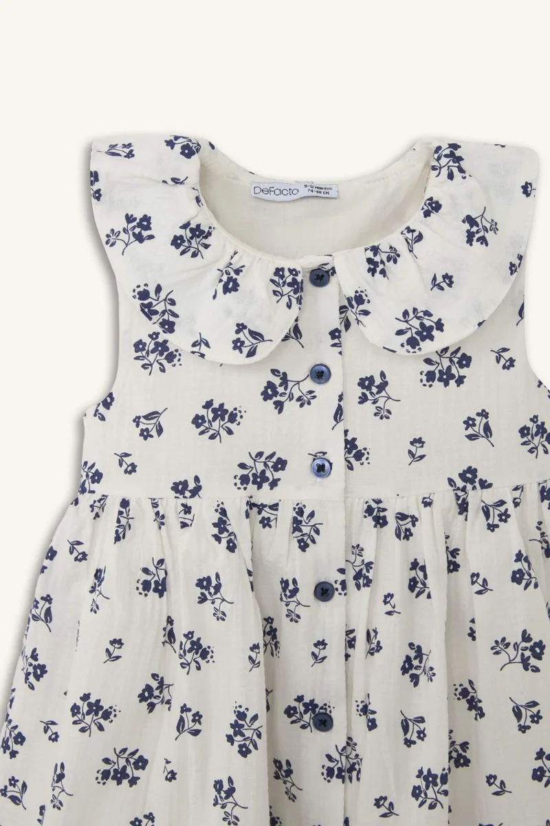 DeFacto Baby Girl Striped Strappy Woven Dress