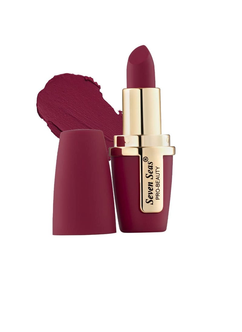 Seven Seas Seven Seas Lip Comfort Velvet Finish Matte Lipstick Long Lasting Smooth Application fsun proTransferproof and Smudge Proof  Highly Pigemented Lipstick for Women  Chestnut Rose 2  - Image 1