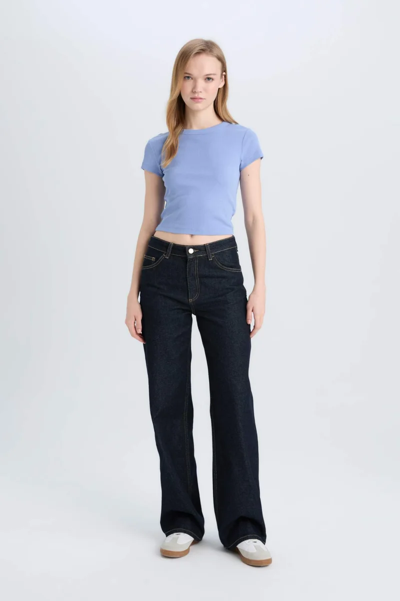 ديفاكتو Slim Fit Camisole Short Sleeve T-Shirt