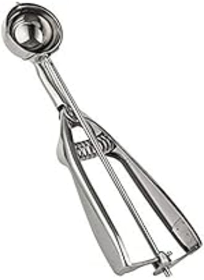 Generic Ice Cream Scoop Ice Cream Spoon Kitchen Tools 3 Size Stainless Steel Spring Handle Mash Potato Watermelon Ball Scoop Home Kitchen Accessories Falafel Scoop (Color : 6CM) 