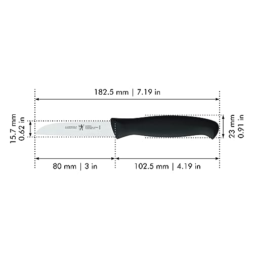 HENCKELS J.A International Accessories Paring Knife Set, 3-piece, Black - Image 3