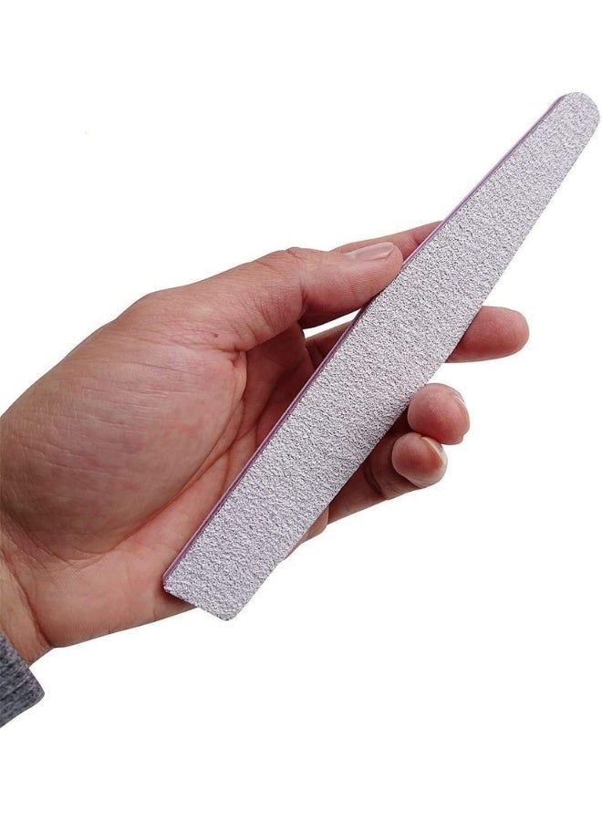 أو بي آي مبرد اظافر 100/180، لوح صنفرة مزدوج الجوانب للمانيكير والباديكير، قطعة واحدة - لون رمادي - Image 3