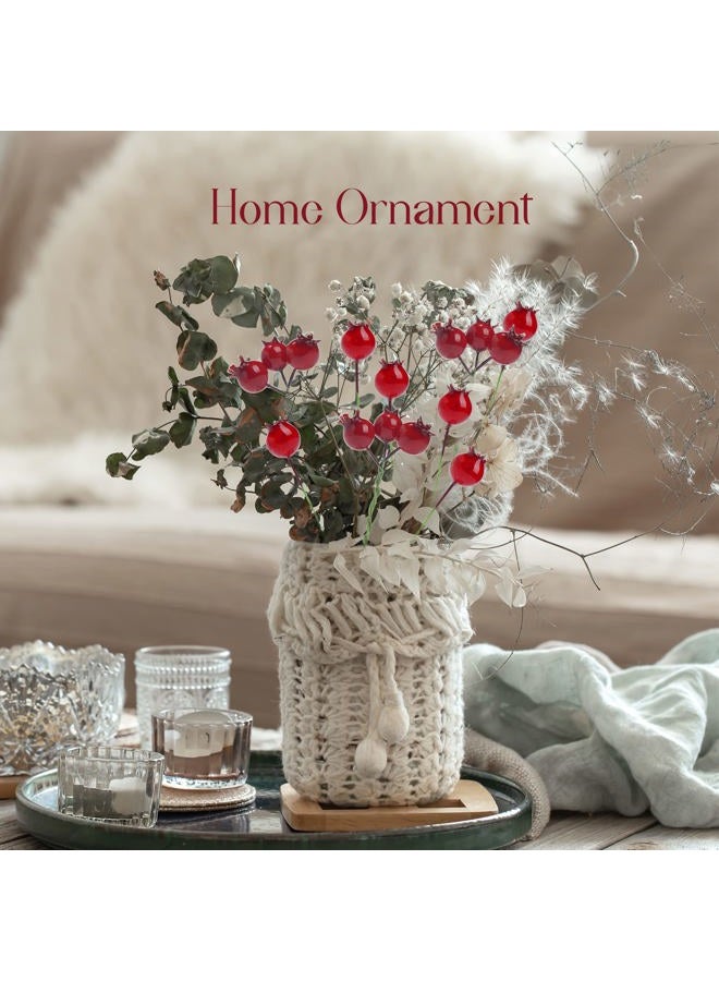 NUOMI Mini Pomegranate Artificial Fruits for Decoration Lifelike Decor 40 Pcs, Christmas Ornaments, Crafts - Image 5
