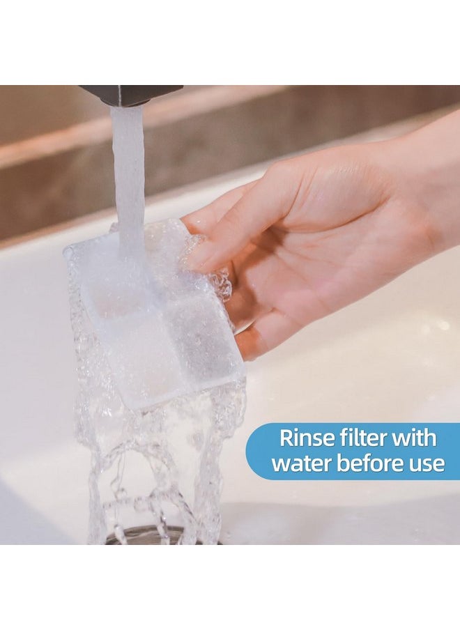furrybaby Carbon Replacement Filters for Cat and Dog Fountain, Premium Pet Water Fountain Dispenser Filters (10 Packs for Pure White)  - Image 4