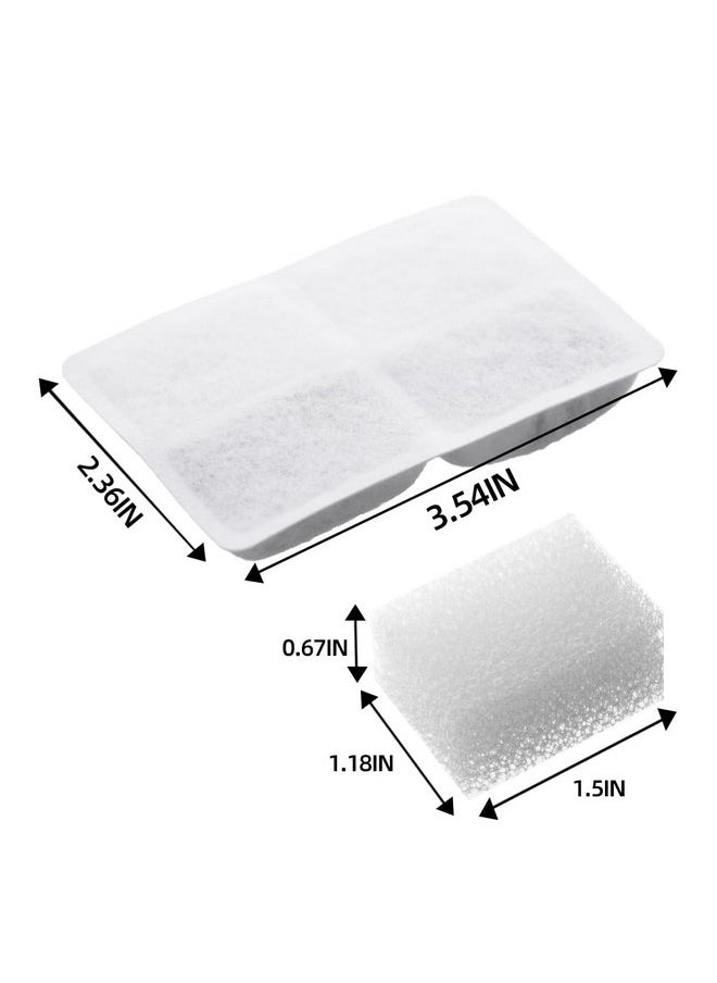 furrybaby Carbon Replacement Filters for Cat and Dog Fountain, Premium Pet Water Fountain Dispenser Filters (10 Packs for Pure White)  - Image 3