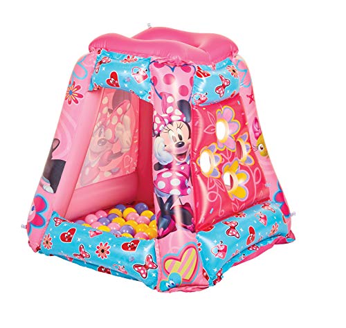 Minnie Mouse Ball Pit 20 Balls Toddler Jungle Gym Playhouse Inflatable for Boys Girls Kids 20 Balls Included - Image 5