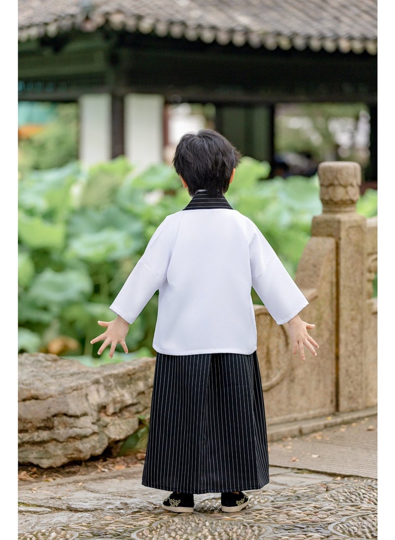 general kids Japanese Samurai Hakama Uniform Cosplay Costumes Robe Boys - Image 2