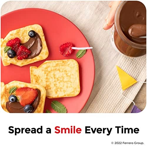 Nutella Hazelnut Spread with Cocoa for Breakfast, Bulk 12 Pack, 7.7 oz per Jar, Holiday Baking and Desserts - Image 5