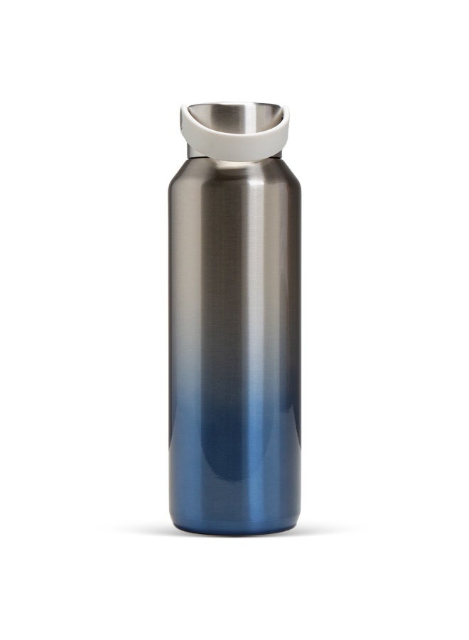 HYDROBREW زجاجة ماء هيدروبرو عازلة للحرارة، 710 مل، فضي - Image 3