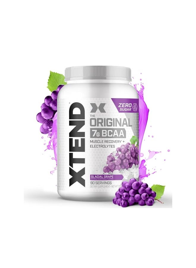 SCIVATION XTEND Original BCAA Powder 7g BCAA and 2.5g L-Glutamine, Sugar Free Post Workout Muscle Recovery Drink with Amino Acids for Men & Women, 90 Servings  - Image 1