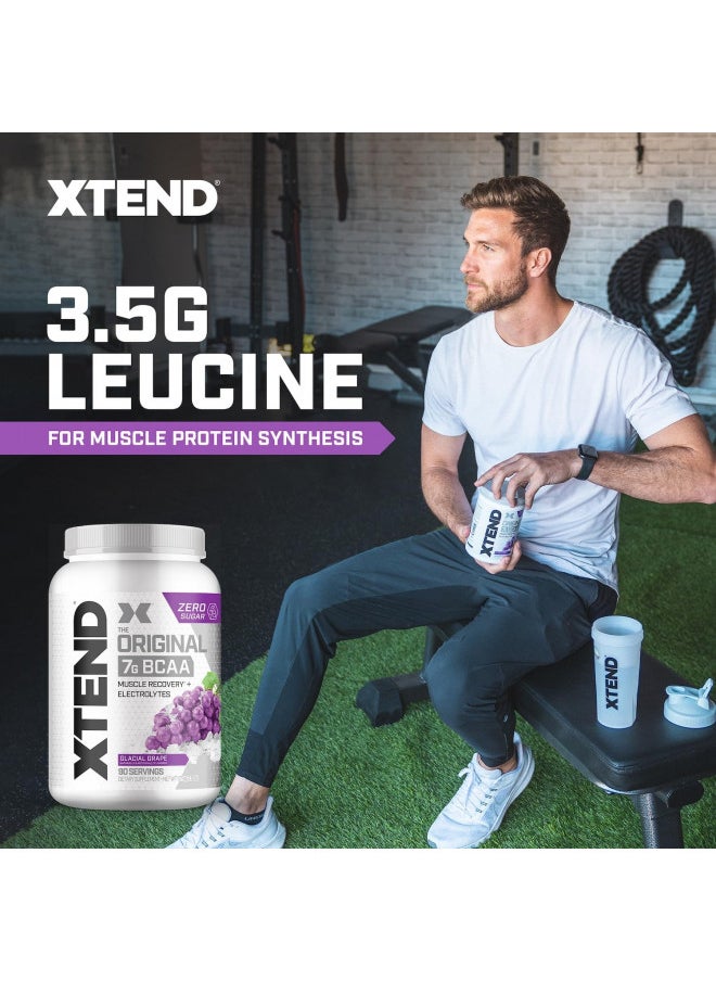 SCIVATION XTEND Original BCAA Powder 7g BCAA and 2.5g L-Glutamine, Sugar Free Post Workout Muscle Recovery Drink with Amino Acids for Men & Women, 90 Servings  - Image 5