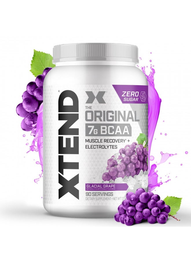 SCIVATION XTEND Original BCAA Powder 7g BCAA and 2.5g L-Glutamine, Sugar Free Post Workout Muscle Recovery Drink with Amino Acids for Men & Women, 90 Servings  - Image 2