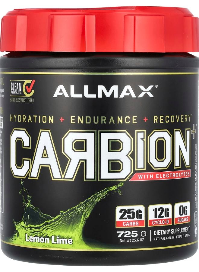 Allmax CARBION+™ With Electrolytes Lemon Lime 25.6 oz (725 g)