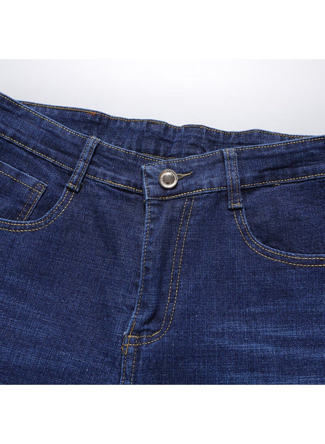 Tucano Men's Jeans, Classic Business Casual, Solid Color, Fashionable, Comfortable, Versatile, Slim-fit Long Pants, Men's Clothing, Blue A 31 - Image 4