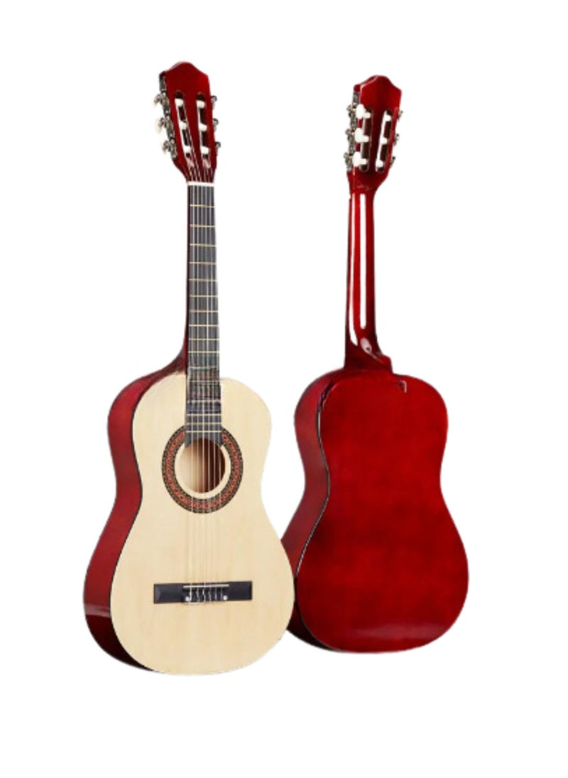 34” Classical Guitar with Nylon Strings Acoustic Guitar with Truss Rod for Beginner Professional with Bag, Strap, Capo, Picks, Strings, Tuner, Single Guitar Holder (Natural) - pzsku/Z1CE3CBC1D53DC6C49801Z/45/_/1704011180/59954e57-9251-4b97-a117-2a7e0ac4b544