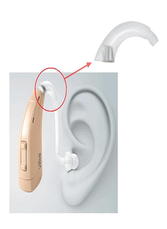 FCS Replacement Ear Hook for Siemens Signia Fast P/Fun P/SP Run P/SP, Prompt P/SP, Intuis 2SP, Intuis 3P/SP BTE Hearing Aid Easy Install | Durable ABS | Anti-Howling. - Image 4