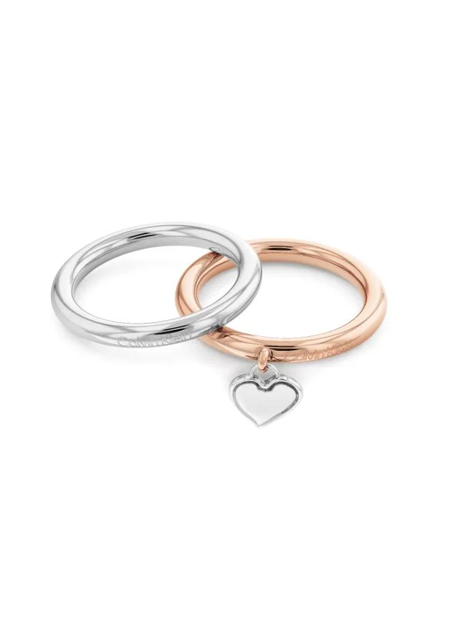Women's Two-Tone Stainless Steel Ring