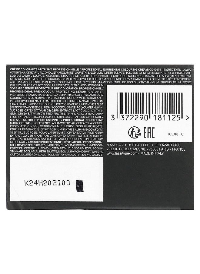 Lazartigue Lazartigue, Permanent Hair Dye with Botanical Extracts, 5.35 Chocolate, 1 Application  - Image 2