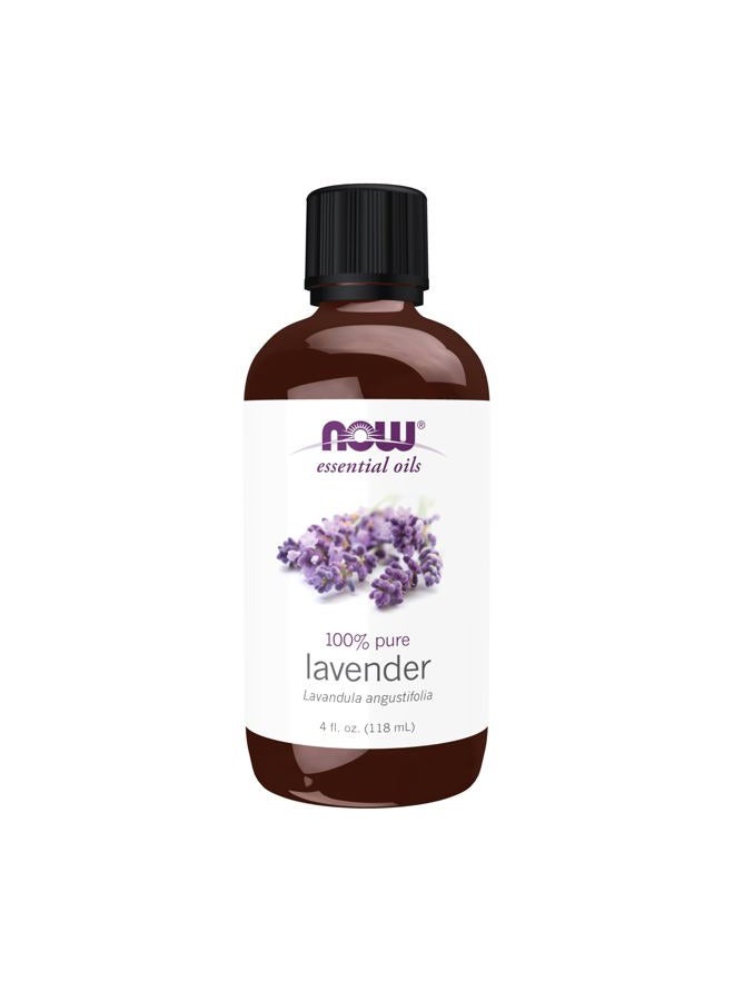 Now Solutions Essential Oils, Lavender Oil, 4 Fl. Oz. - Image 1
