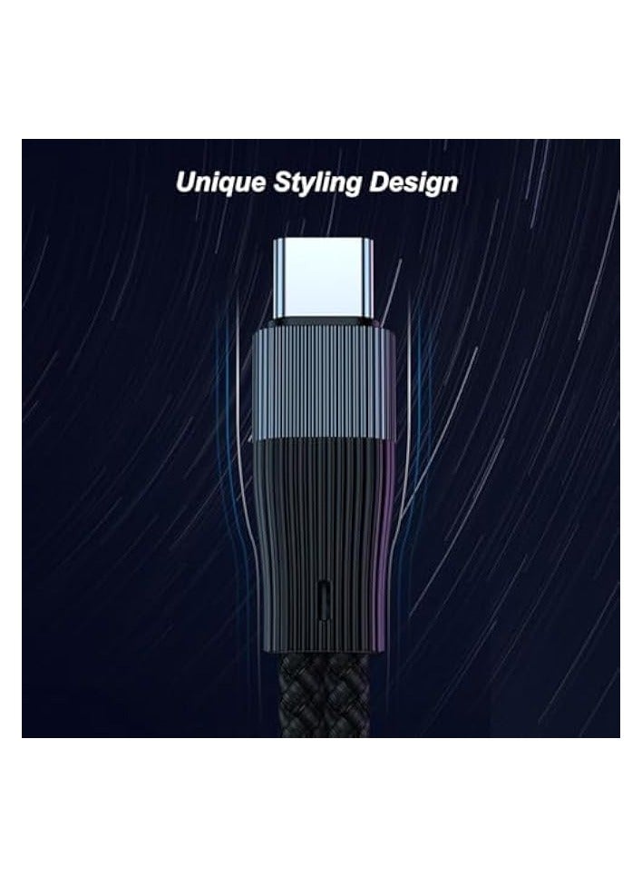 erorex USB C to USB OTG Adapter and Charger Cable, USB C Male to 2USB-C Female Cord, Double USB C Port Hub USB C Charging Split with PD 60W Adapter for Mac, One,Laptop, iPhone, iPad - Image 3