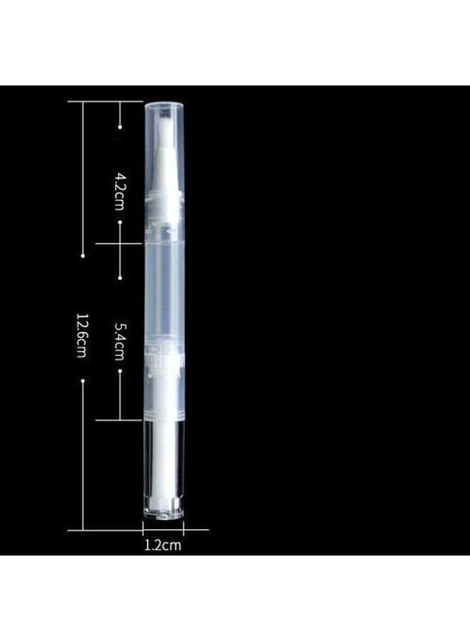 KEAIYYJ Empty Nail Oil Pen Cuticle Oil Dispenser Liquid Foundation Tubes Lip Gloss Brush Containers Bottles 3 Ml 5 Pack - Image 2