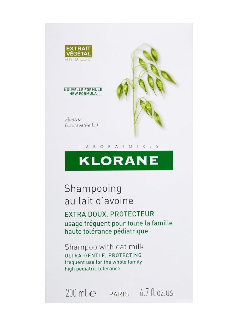 Klorane Oat Milk Ultra Gentle Frequent Use Shampoo 200ml - Image 4