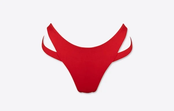 ملابس سباحة اي بي واي Selena inferno cut-out lustrous bottom