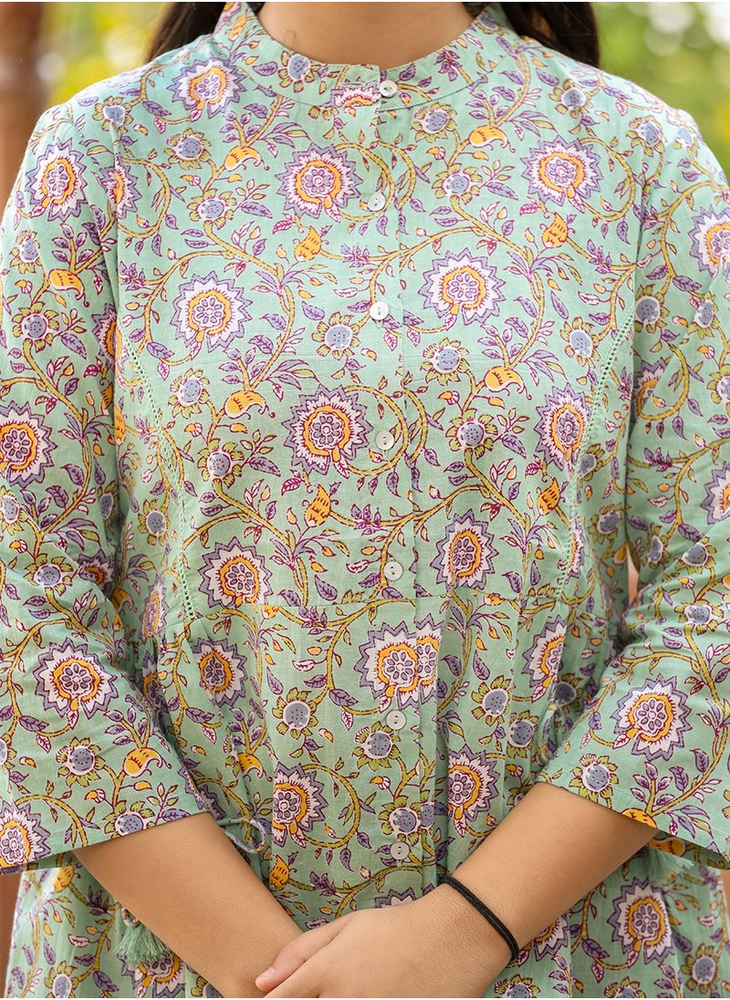 Pastel Green Printed Cotton Top - pzsku/Z1CE464B5D82C8D3B849BZ/45/1741161052/ec7f6470-b9cc-49f6-b8a1-22f62585581f