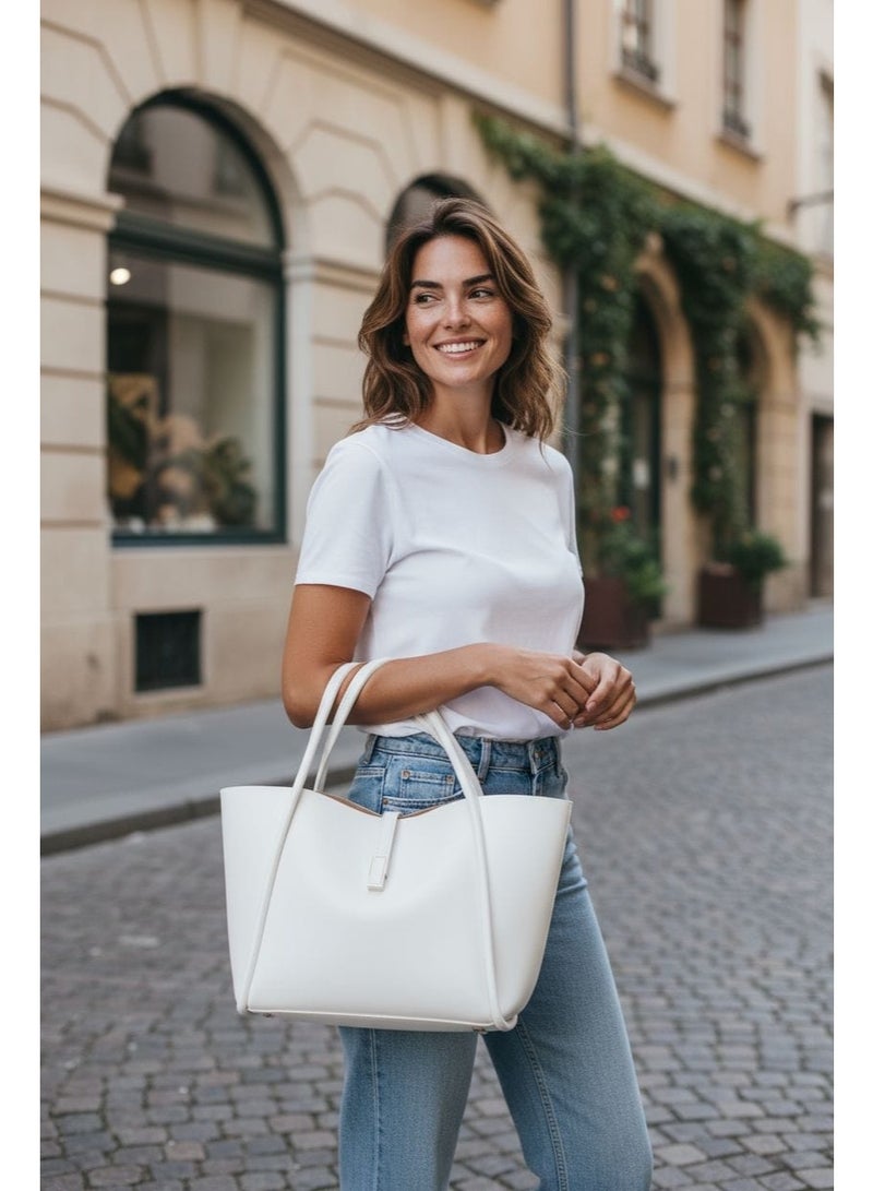 شنطة جلد صناعي 2×1 – هاند وكروس - Image 1