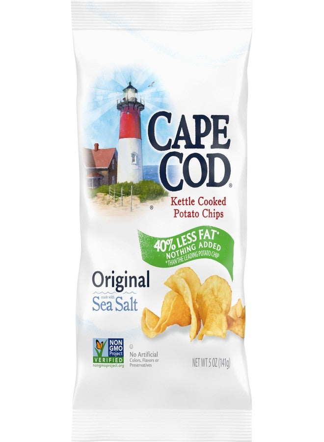 Cape Cod Potato Chips, Potato Chips Reduced Fat, 5 Ounce - Image 1