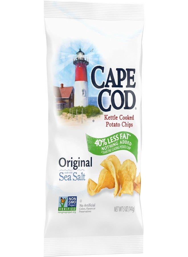 Cape Cod Potato Chips, Potato Chips Reduced Fat, 5 Ounce - Image 5