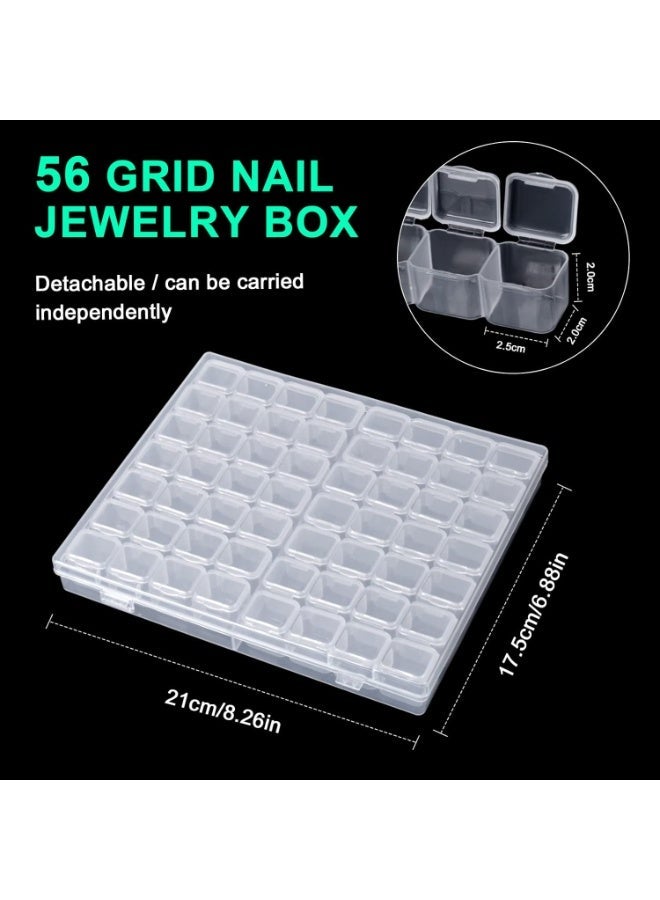 علبة تخزين متعددة الاستخدامات بـ 56 خانة صغيرة (قابلة للفصل) - Image 5