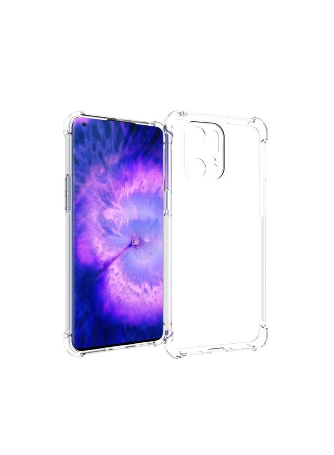 إيروريكس جراب هاتف OPPO Find X5 Pro JSM شفاف من مادة TPU مع وسادة هوائية ومضاد للصدمات ومضاد للانزلاق - Image 1