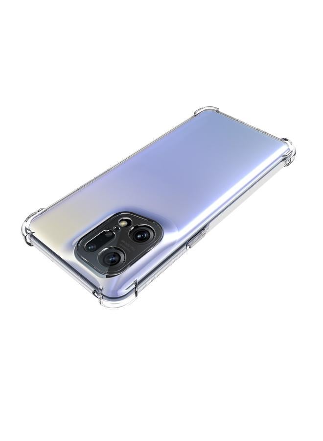 إيروريكس جراب هاتف OPPO Find X5 Pro JSM شفاف من مادة TPU مع وسادة هوائية ومضاد للصدمات ومضاد للانزلاق - Image 4