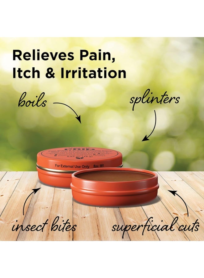 Hyland's PRID Drawing Salve, Topical Skin Irritation Relief, For Splinters, Thorns, Ingrown Hairs, Itch Relief for Bug Bites, Boils, Minor Cuts and Scrapes, 18 Grams - Image 4