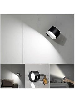 LOOPITYS LED Reading Lights, Wall Mounted Sconces with 3 Color Temperatures & 3 Brightness Levels Rechargeable Battery Magnetic Ball 360°Rotation Touch Control, Lamps for Kids Study Bedside Closet  - Image 1