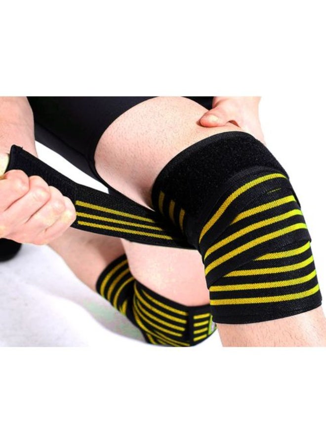 MD Gym Wear Knee Wraps – Premium Adjustable Knee Support Straps for Weightlifting, Powerlifting, CrossFit & Sports, Provides Stability, Compression & Injury Prevention for Men & Women - Image 2