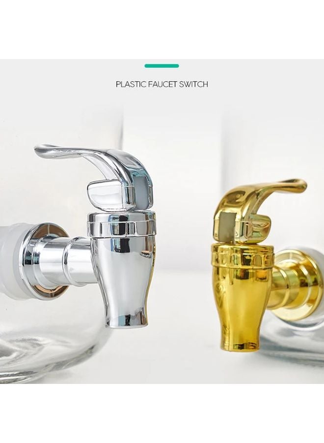 Golden Brass Leak Proof Faucet Ergonomic Handle Durable Plastic Water Tap Easy Installation - Image 3
