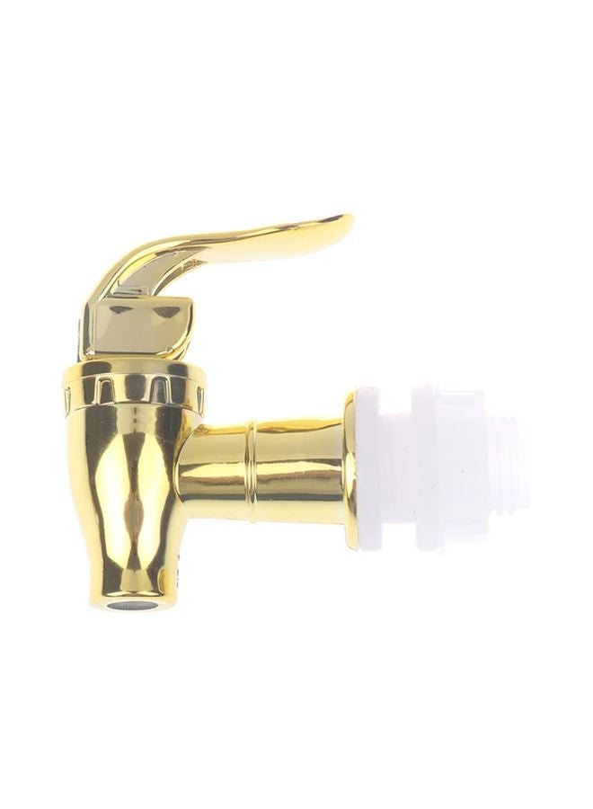 Golden Brass Leak Proof Faucet Ergonomic Handle Durable Plastic Water Tap Easy Installation - Image 1