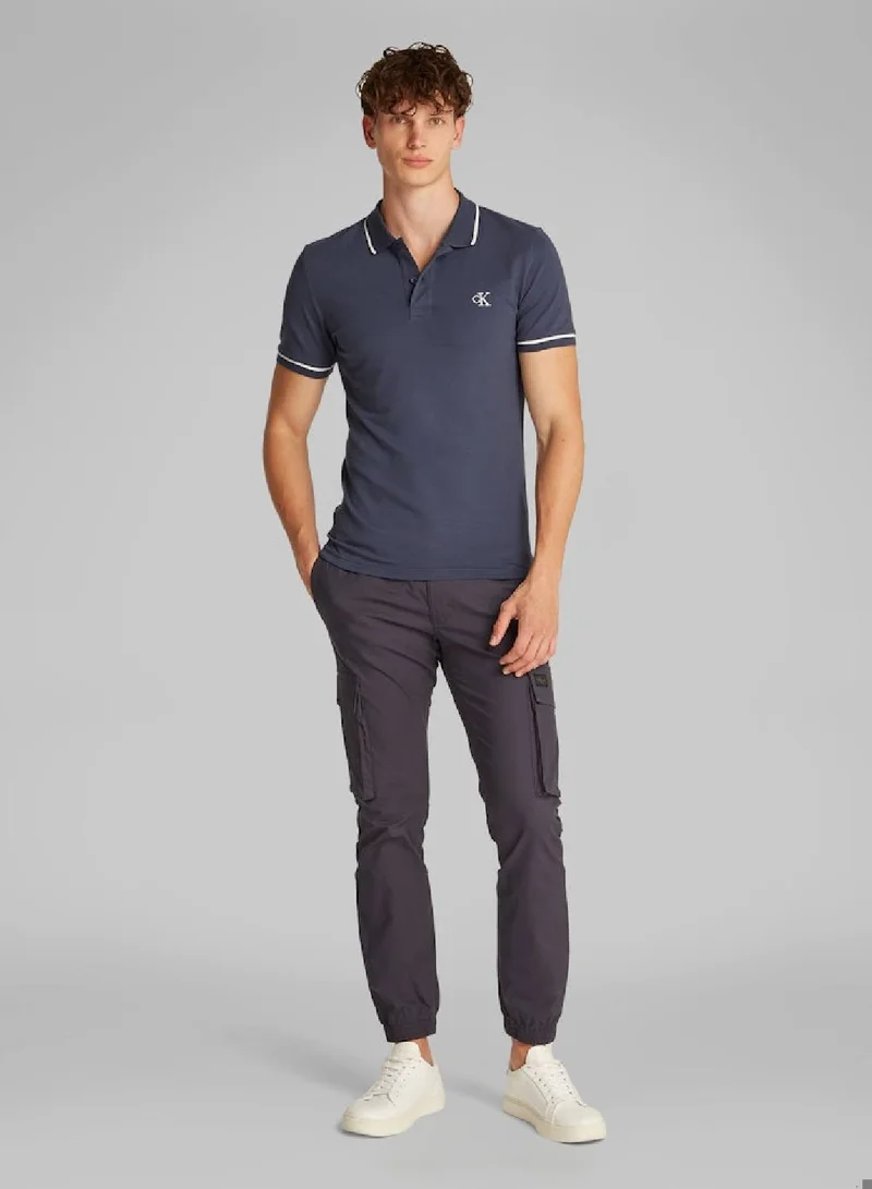 Calvin Klein Jeans Slim Stretch Cotton Polo