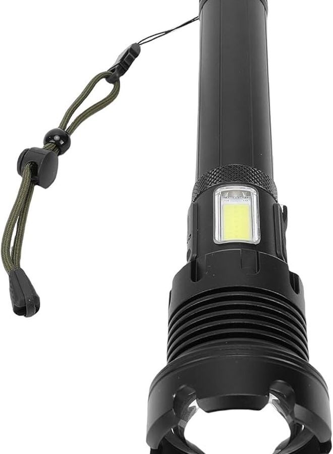 90000LM Super Bright Waterproof Rechargeable Flashlight 30W USB Output COB Light - Image 2