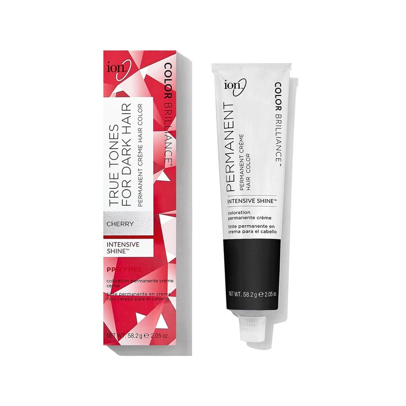 Ion True Tones for Dark Hair Permanent CrÃ¨me Hair Color Cherry Cherry - Image 1