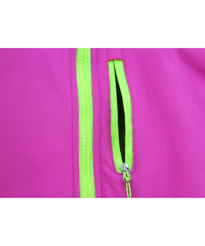 M2C Girls Hooded Waterproof Windbreaker Fleece Lined Softshell Jacket 4T Rose - Image 5