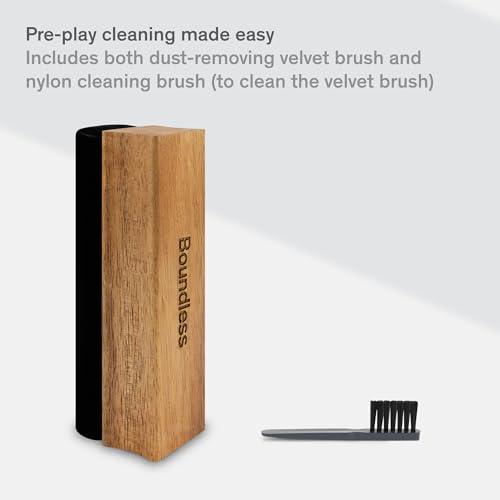 Boundless Audio Record Cleaner Brush - Velvet Vinyl Brush - Record Player Accessories for Vinyl Cleaning - Image 3