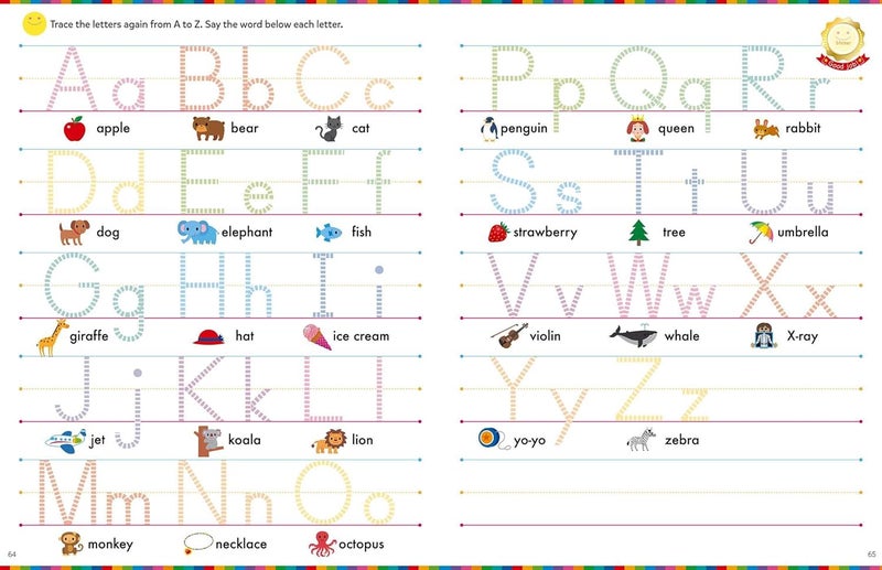Play Smart Learn to Write Workbook: Ages 3-5: Tracing, Letters, Numbers, Shapes - Image 5